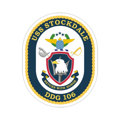 USS Stockdale COA (U.S. Navy) STICKER Vinyl Die-Cut Decal-2 Inch-The Sticker Space