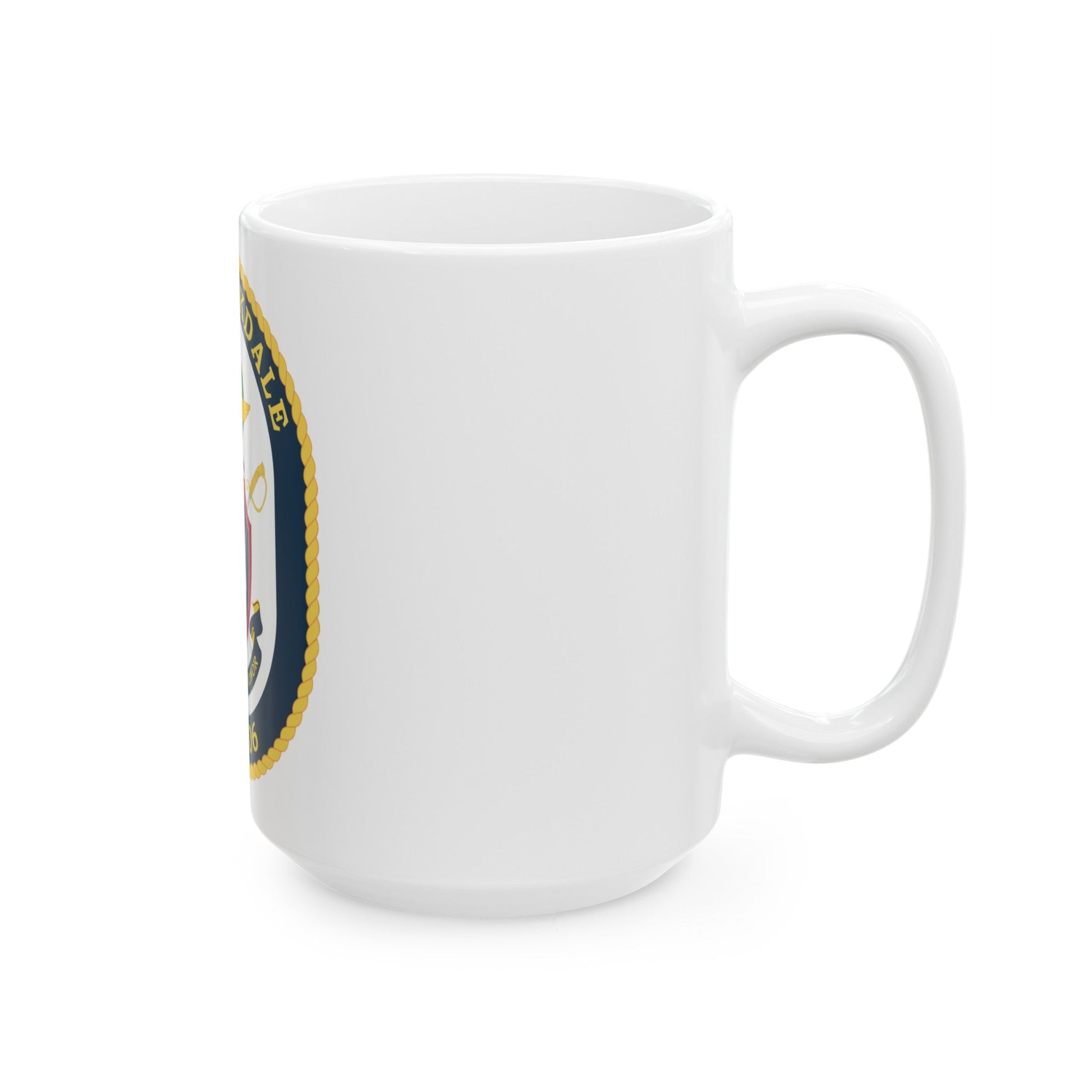 USS Stockdale COA (U.S. Navy) White Coffee Mug-The Sticker Space