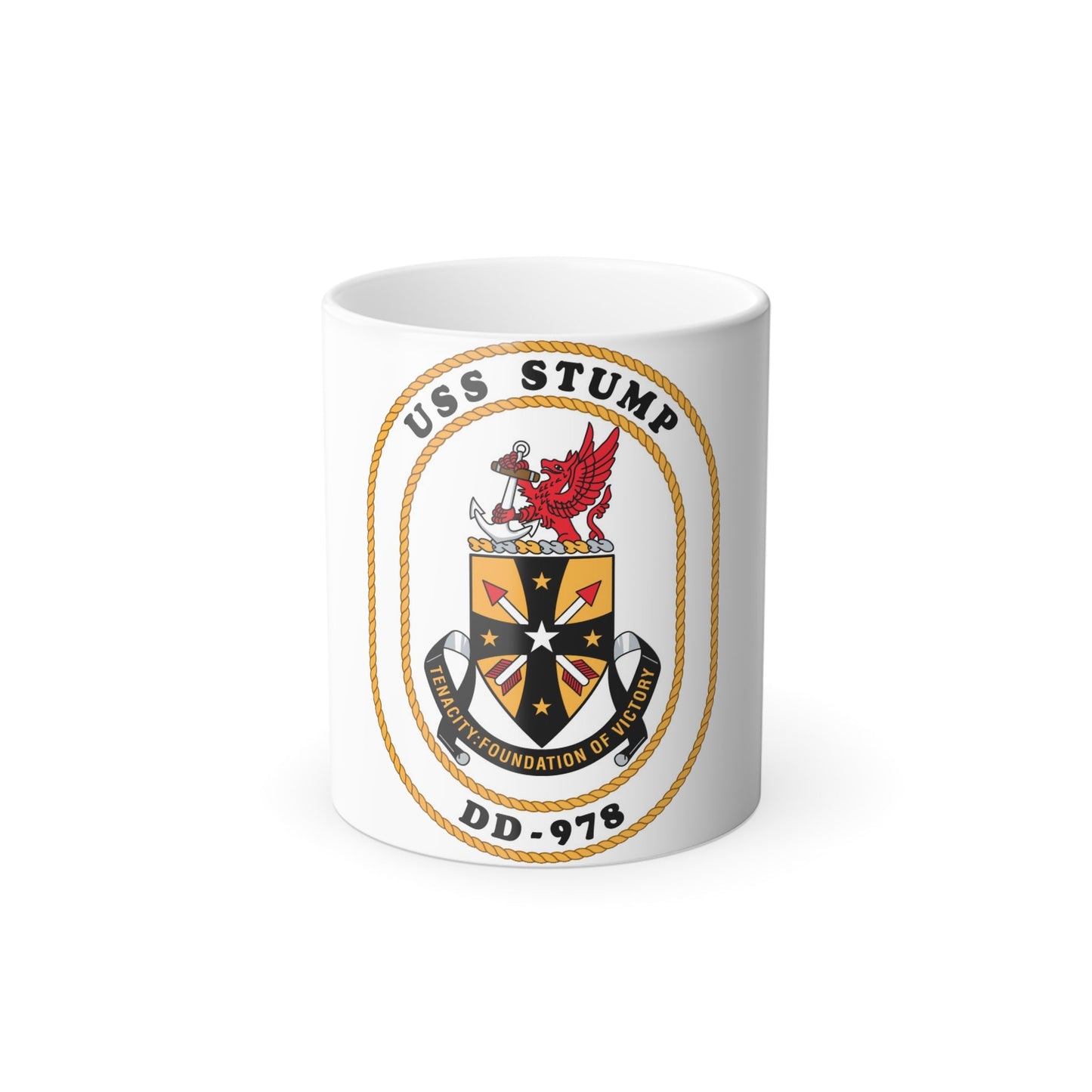 USS Stump DD 978 (U.S. Navy) Color Changing Mug 11oz-11oz-The Sticker Space