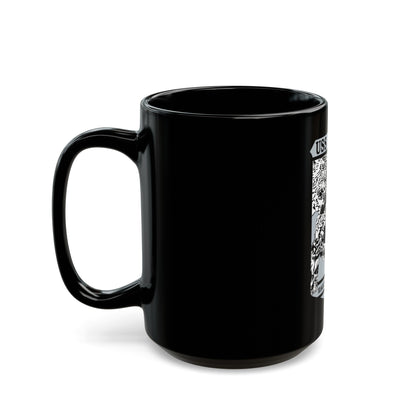 USS Tarawa Eagle Of The Sea LHA 1 BIN 1224 (U.S. Navy) Black Coffee Mug-The Sticker Space