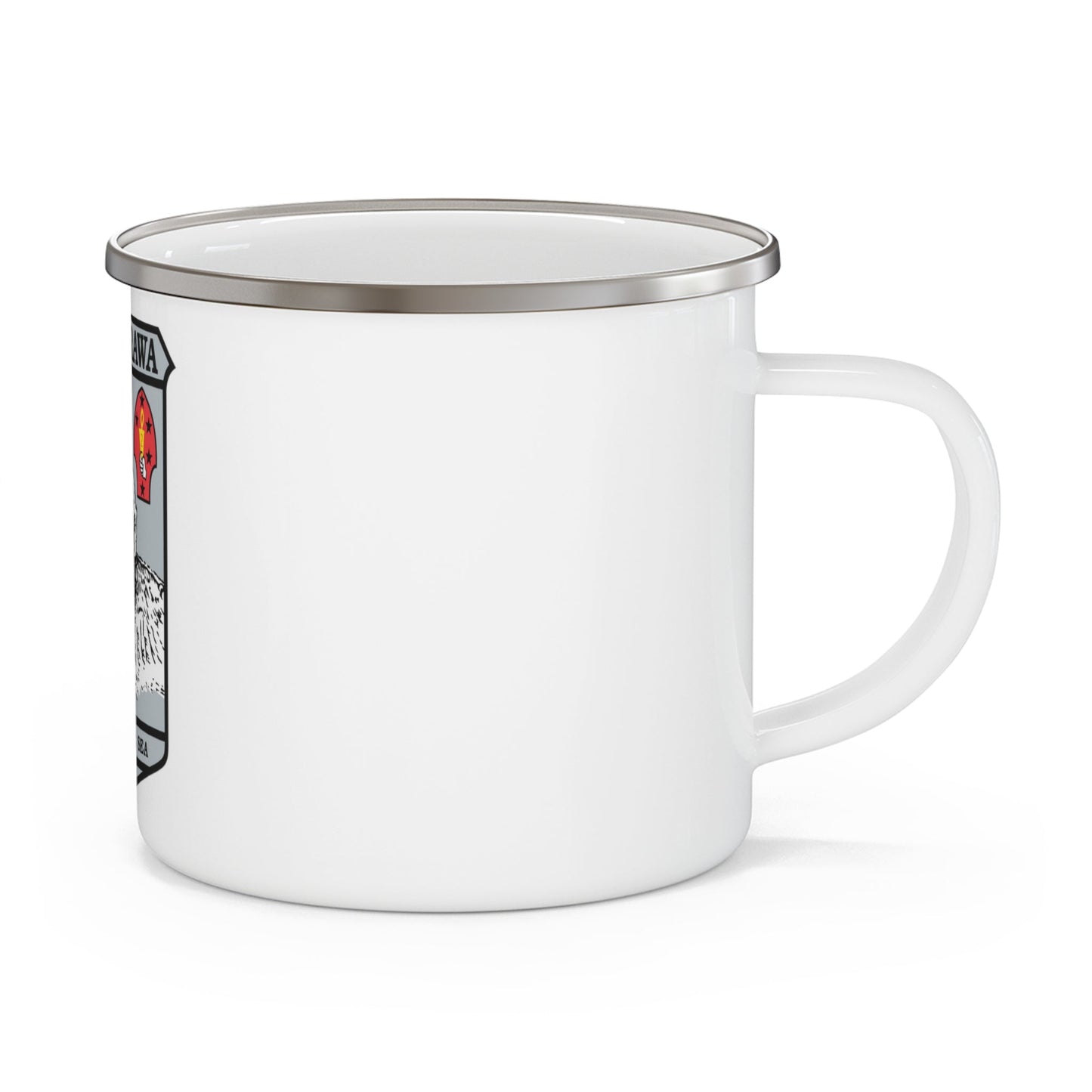 USS Tarawa Eagle Of The Sea LHA 1 BIN 1224 (U.S. Navy) Enamel Mug 12oz-12oz-The Sticker Space