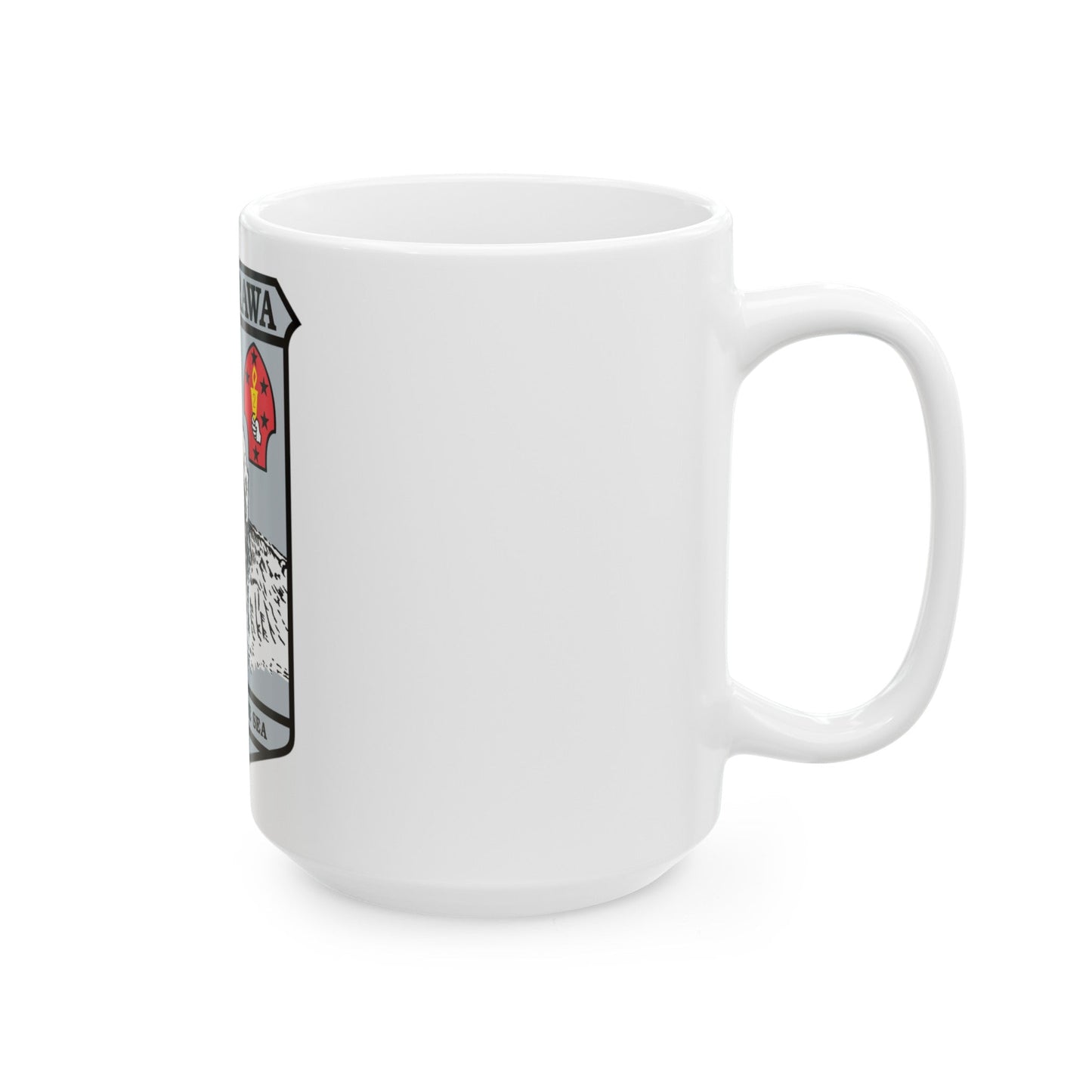 USS Tarawa Eagle Of The Sea LHA 1 BIN 1224 (U.S. Navy) White Coffee Mug-The Sticker Space