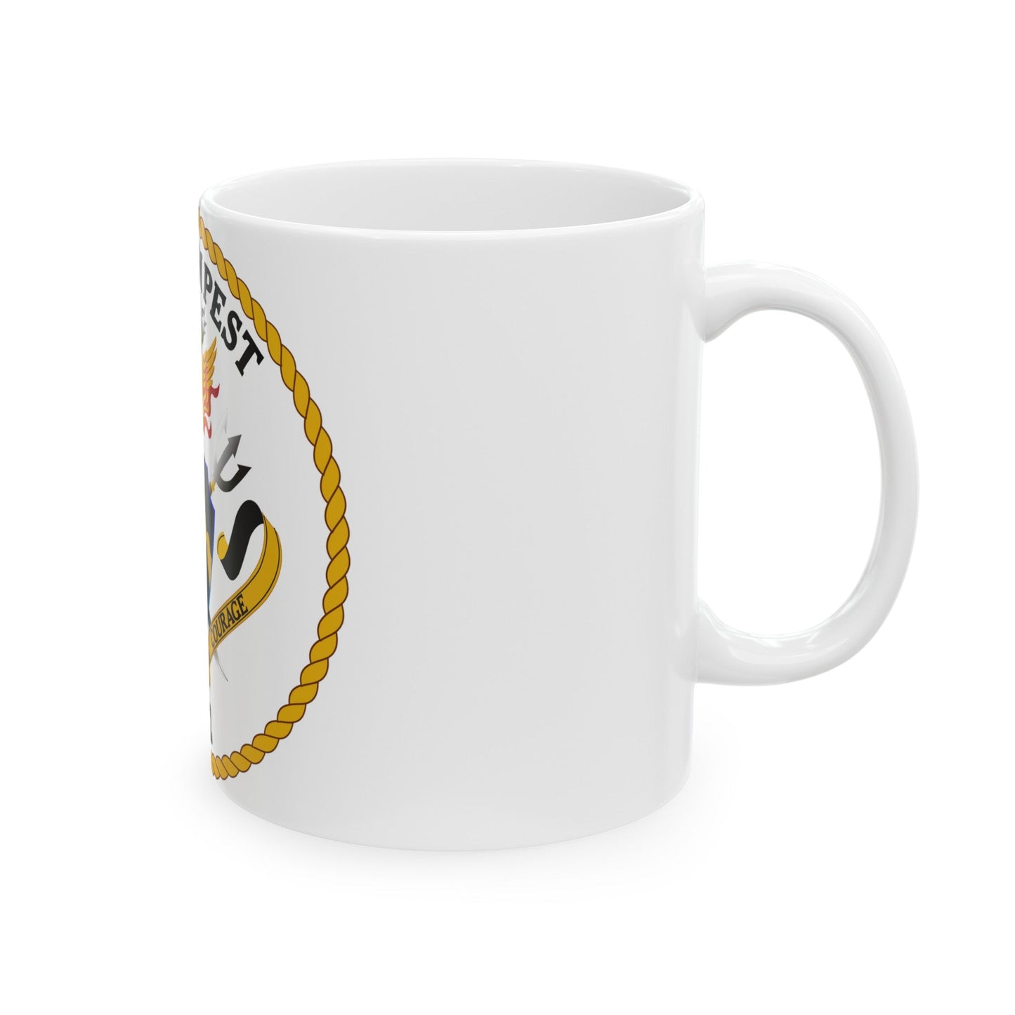 USS Tempest PC 2 (U.S. Navy) White Coffee Mug-The Sticker Space