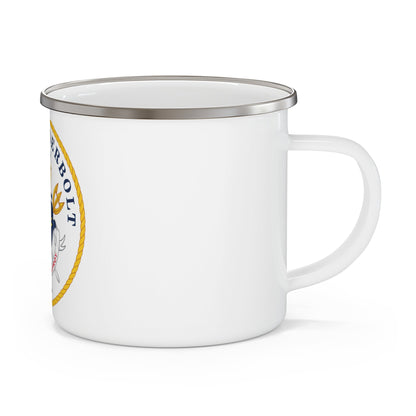 USS Thunderbolt PC 12 (U.S. Navy) Enamel Mug 12oz-12oz-The Sticker Space