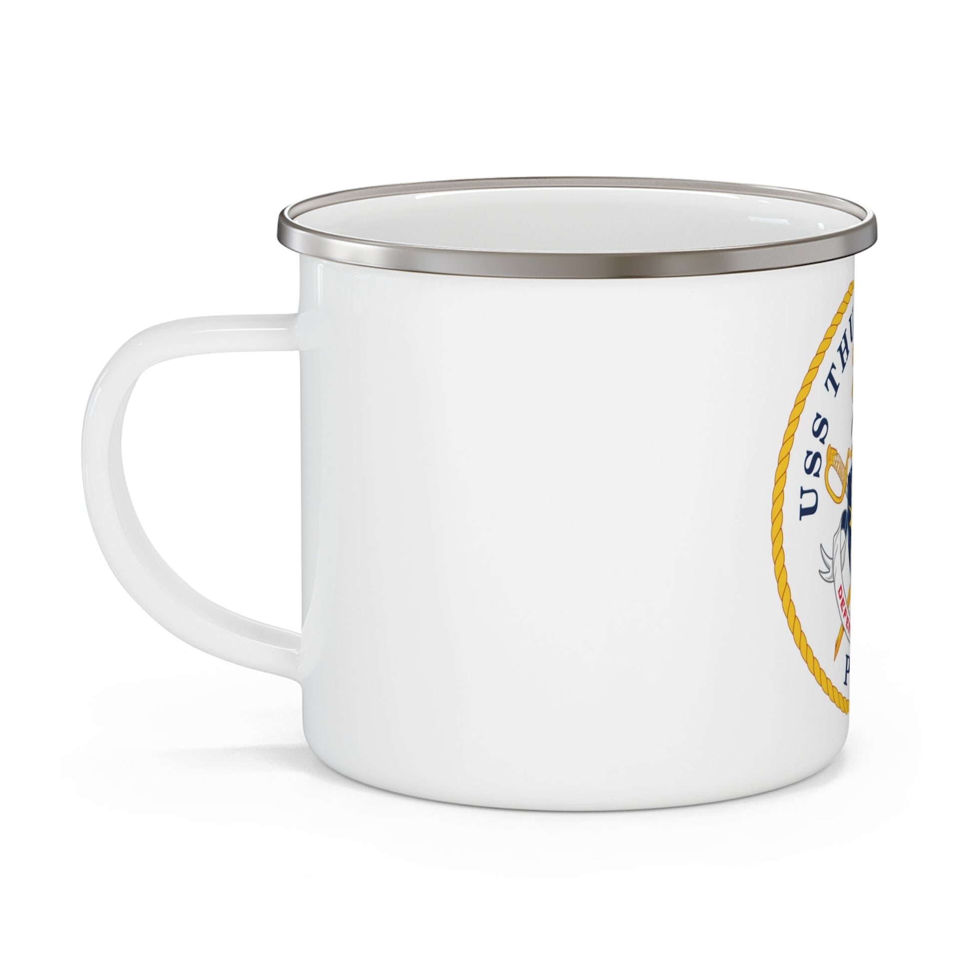 USS Thunderbolt PC 12 (U.S. Navy) Enamel Mug 12oz-12oz-The Sticker Space