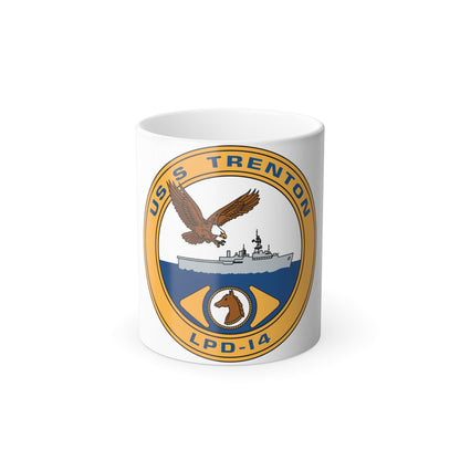 USS Trenton LPD 14 (U.S. Navy) Color Changing Mug 11oz-11oz-The Sticker Space