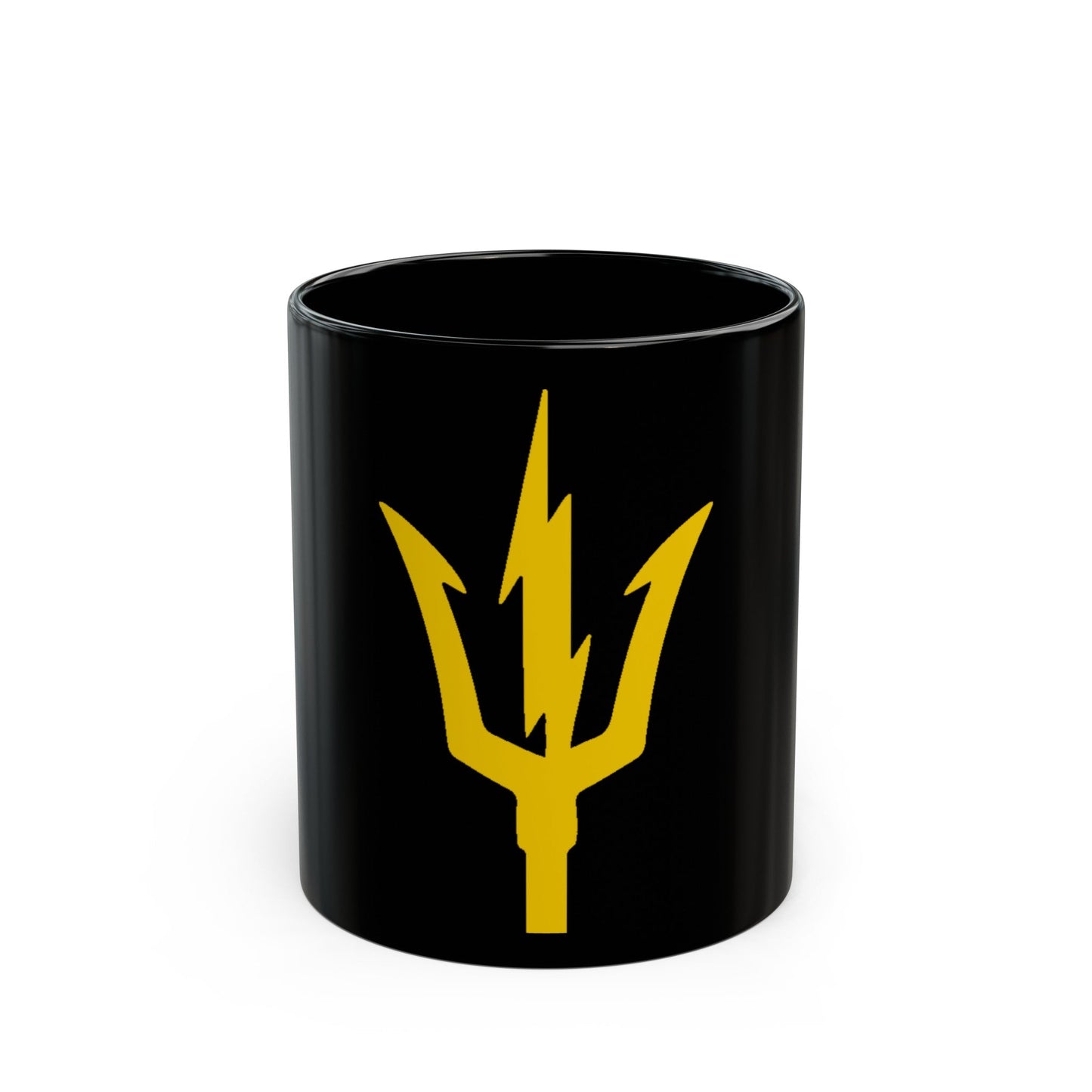 USS TRIPOLI TRIDENT (U.S. Navy) Black Coffee Mug-11oz-The Sticker Space