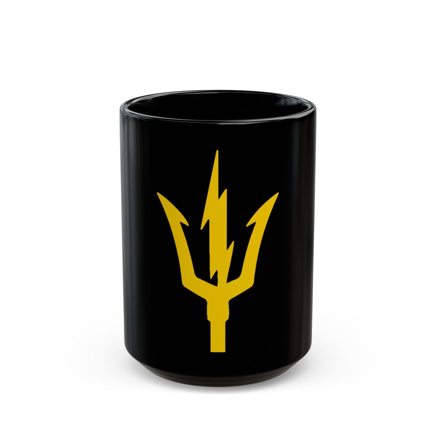 USS TRIPOLI TRIDENT (U.S. Navy) Black Coffee Mug-15oz-The Sticker Space