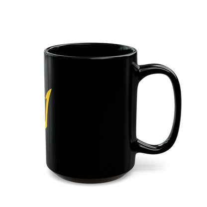 USS TRIPOLI TRIDENT (U.S. Navy) Black Coffee Mug-The Sticker Space