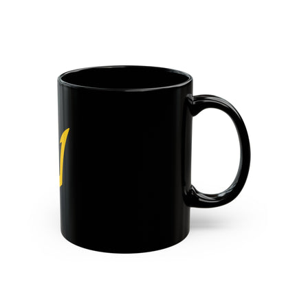 USS TRIPOLI TRIDENT (U.S. Navy) Black Coffee Mug-The Sticker Space