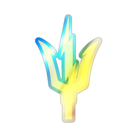 USS TRIPOLI TRIDENT (U.S. Navy) Holographic STICKER Die-Cut Vinyl Decal 6 Inch Holographic - The Sticker Space