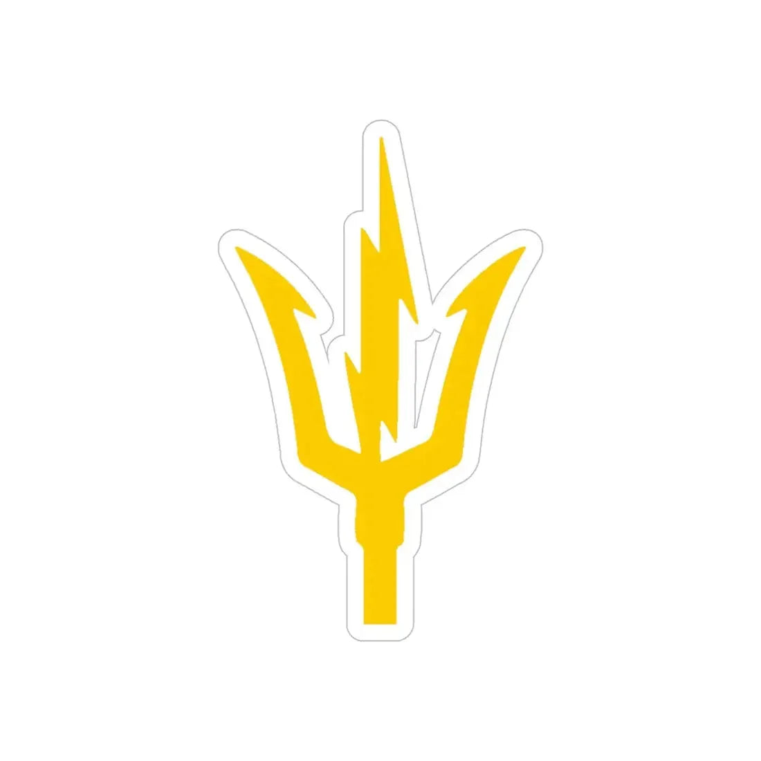 USS TRIPOLI TRIDENT (U.S. Navy) REVERSE PRINT Transparent Die-Cut STICKER 6 Inch Die-Cut Transparent - The Sticker Space