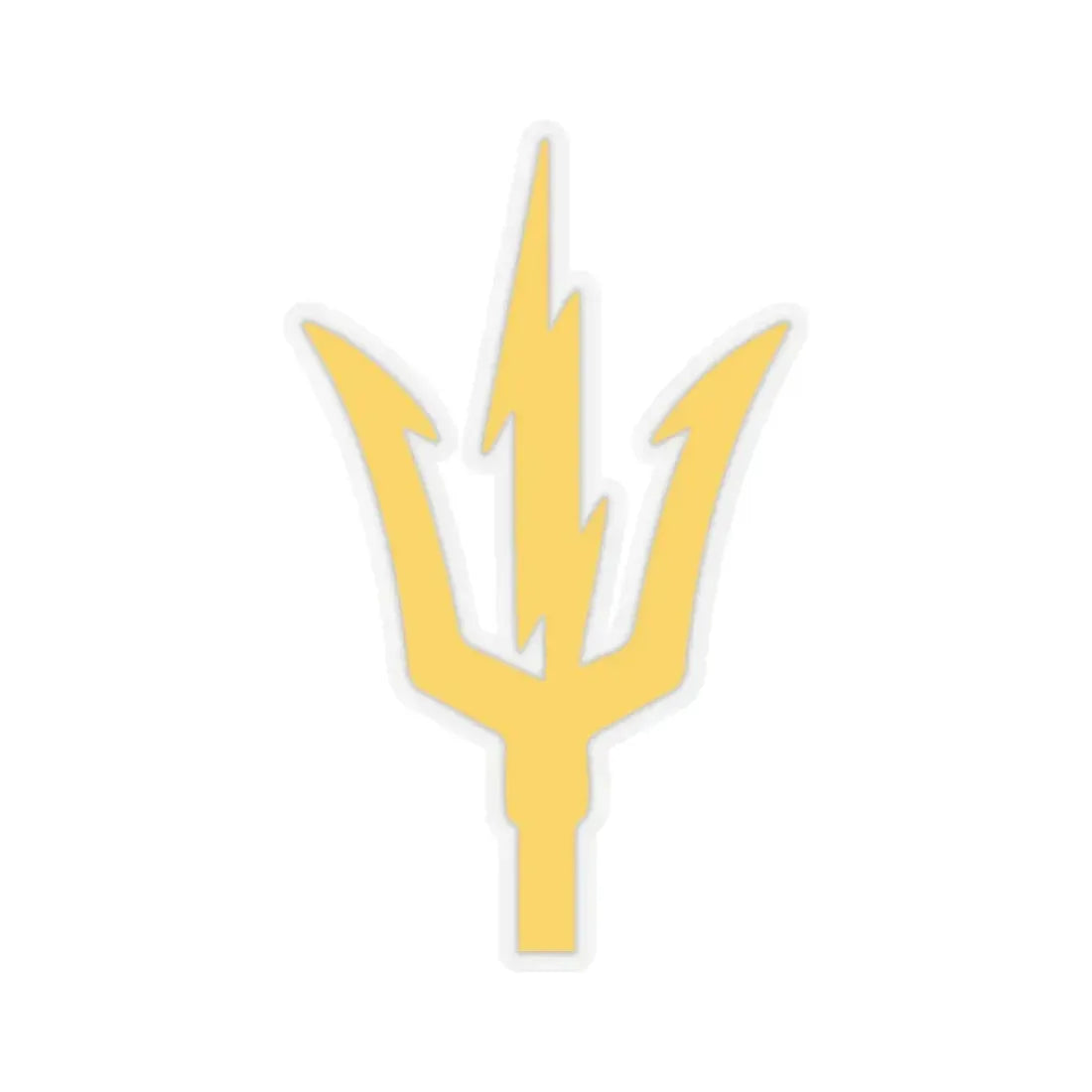 USS TRIPOLI TRIDENT (U.S. Navy) STICKER Vinyl Kiss-Cut Decal 3 Inch Transparent - The Sticker Space