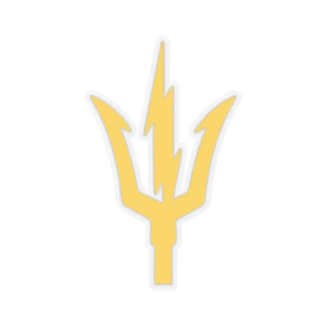 USS TRIPOLI TRIDENT (U.S. Navy) STICKER Vinyl Kiss-Cut Decal 4 Inch Transparent - The Sticker Space