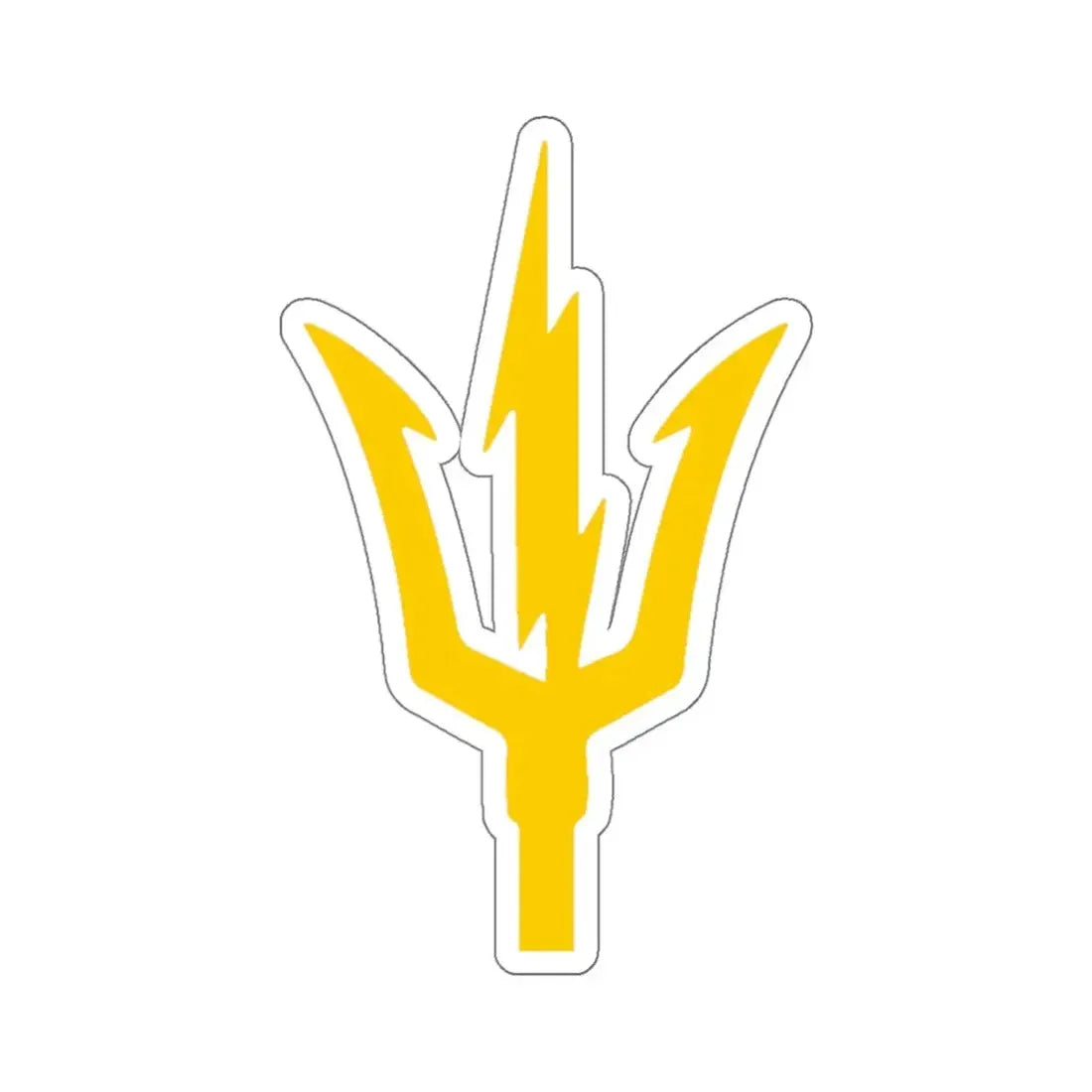 USS TRIPOLI TRIDENT (U.S. Navy) STICKER Vinyl Kiss-Cut Decal 6 Inch White - The Sticker Space