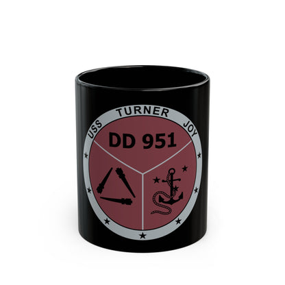 USS Turner Joy DD951 (U.S. Navy) Black Coffee Mug-11oz-The Sticker Space