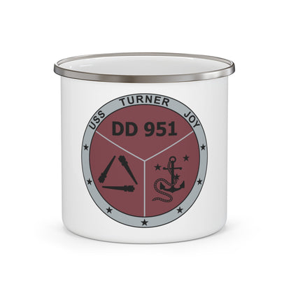 USS Turner Joy DD951 (U.S. Navy) Enamel Mug 12oz-12oz-The Sticker Space