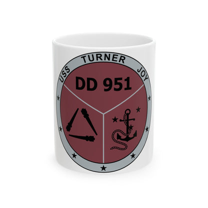 USS Turner Joy DD951 (U.S. Navy) White Coffee Mug-11oz-The Sticker Space