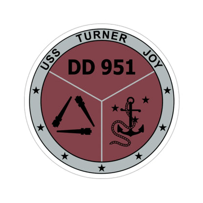 USS Turner Joy DD951 (U.S. Navy) STICKER Vinyl Die-Cut Decal 2 Inch - The Sticker Space