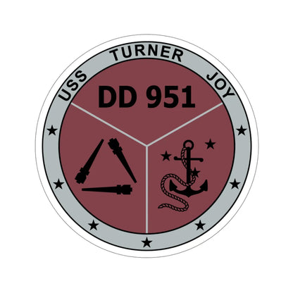 USS Turner Joy DD951 (U.S. Navy) STICKER Vinyl Die-Cut Decal 5 Inch - The Sticker Space