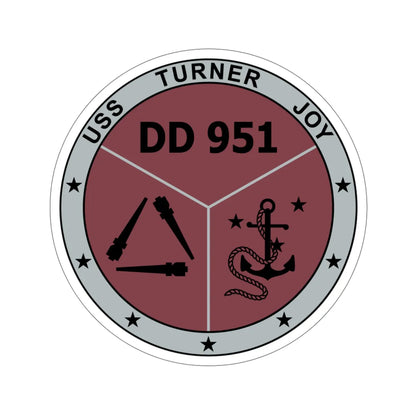 USS Turner Joy DD951 (U.S. Navy) STICKER Vinyl Die-Cut Decal 6 Inch - The Sticker Space