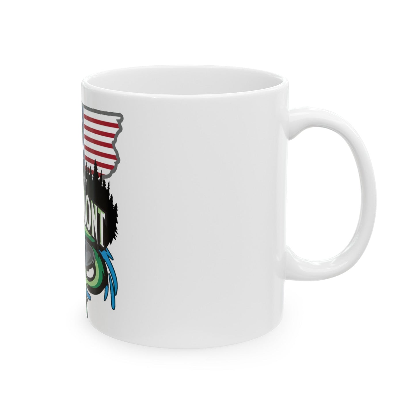 USS Vermont SSN 7921 (U.S. Navy) White Coffee Mug-The Sticker Space