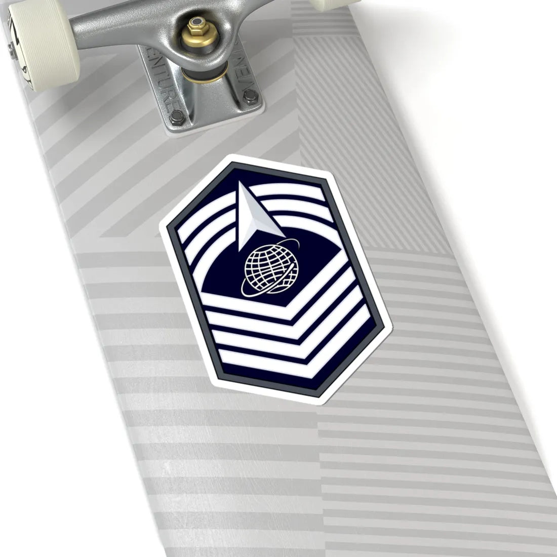 USSF CMSgt Flat (United States) (Military Rank) STICKER Vinyl Kiss-Cut Decal - The Sticker Space