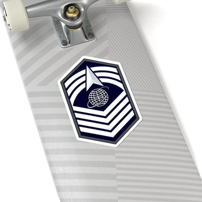 USSF CMSgt Flat (United States) (Military Rank) STICKER Vinyl Kiss-Cut Decal - The Sticker Space