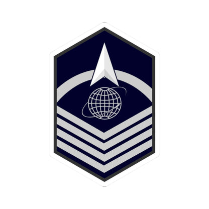 USSF E 7 (United States) (Military Rank) STICKER Vinyl Kiss-Cut Decal 2 Inch White - The Sticker Space