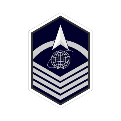 USSF E 7 (United States) (Military Rank) STICKER Vinyl Kiss-Cut Decal 6 Inch White - The Sticker Space