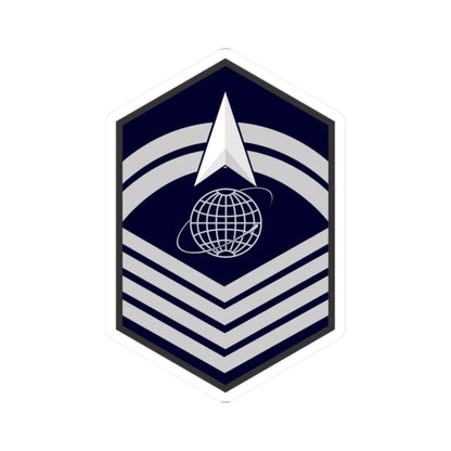 USSF E 8 (United States) (Military Rank) STICKER Vinyl Kiss-Cut Decal 2 Inch White - The Sticker Space