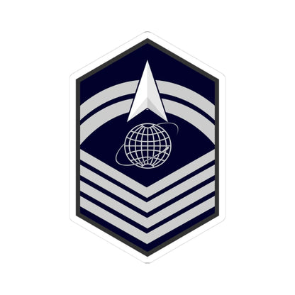 USSF E 8 (United States) (Military Rank) STICKER Vinyl Kiss-Cut Decal 3 Inch White - The Sticker Space