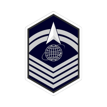 USSF E 8 (United States) (Military Rank) STICKER Vinyl Kiss-Cut Decal 6 Inch White - The Sticker Space