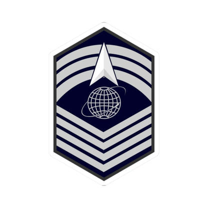 USSF E 9 (United States) (Military Rank) STICKER Vinyl Kiss-Cut Decal 2 Inch White - The Sticker Space