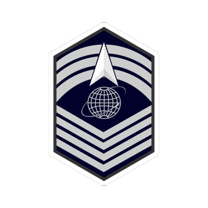 USSF E 9 (United States) (Military Rank) STICKER Vinyl Kiss-Cut Decal 3 Inch White - The Sticker Space