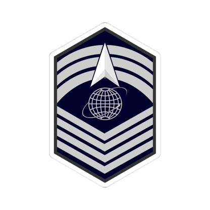 USSF E 9 (United States) (Military Rank) STICKER Vinyl Kiss-Cut Decal 4 Inch White - The Sticker Space