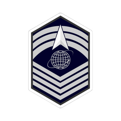 USSF E 9 (United States) (Military Rank) STICKER Vinyl Kiss-Cut Decal 6 Inch White - The Sticker Space