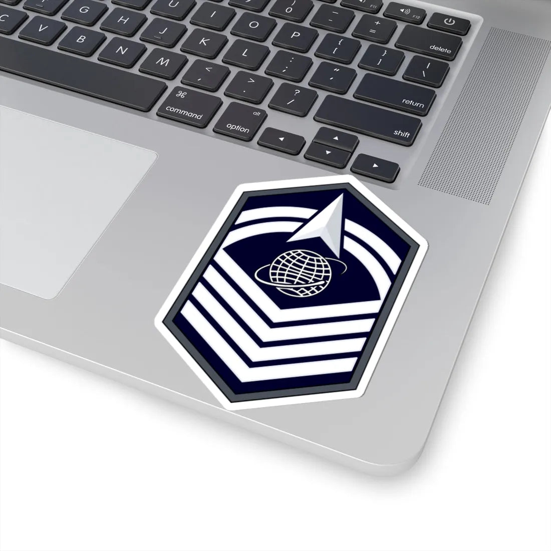 USSF SMSgt Flat (United States) (Military Rank) STICKER Vinyl Kiss-Cut Decal - The Sticker Space