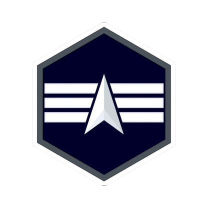 USSF Specialist 4 (United States) (Military Rank) STICKER Vinyl Kiss-Cut Decal 2 Inch White - The Sticker Space