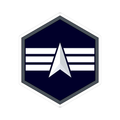 USSF Specialist 4 (United States) (Military Rank) STICKER Vinyl Kiss-Cut Decal 3 Inch White - The Sticker Space