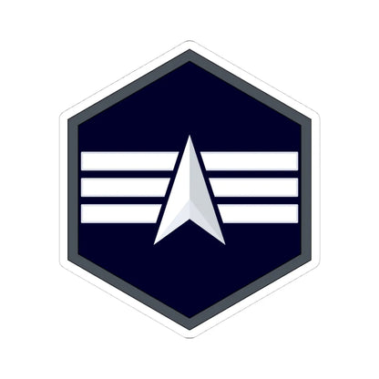 USSF Specialist 4 (United States) (Military Rank) STICKER Vinyl Kiss-Cut Decal 4 Inch White - The Sticker Space