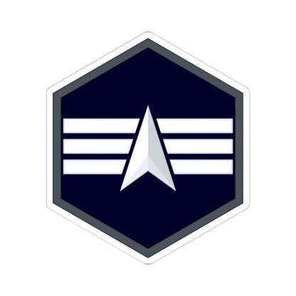 USSF Specialist 4 (United States) (Military Rank) STICKER Vinyl Kiss-Cut Decal 6 Inch White - The Sticker Space