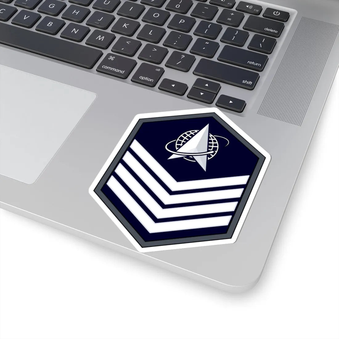 USSF TSgt Flat (United States) (Military Rank) STICKER Vinyl Kiss-Cut Decal - The Sticker Space