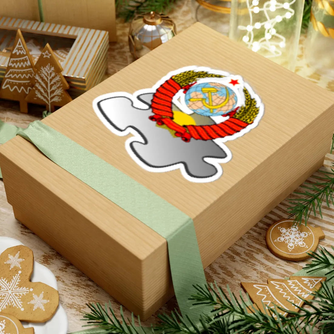 Ussr template (Soviet Union) (Coat of Arms) STICKER Vinyl Kiss-Cut Decal - The Sticker Space