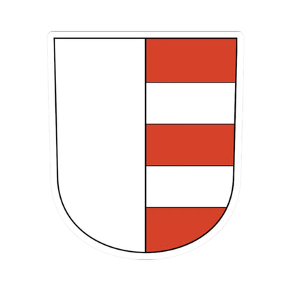 Uster-blazon (Switzerland) (Coat of Arms) STICKER Vinyl Kiss-Cut Decal 2 Inch White - The Sticker Space
