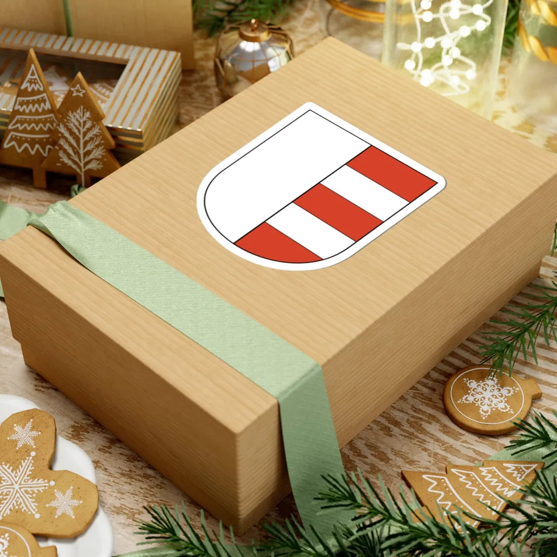 Uster-blazon (Switzerland) (Coat of Arms) STICKER Vinyl Kiss-Cut Decal - The Sticker Space