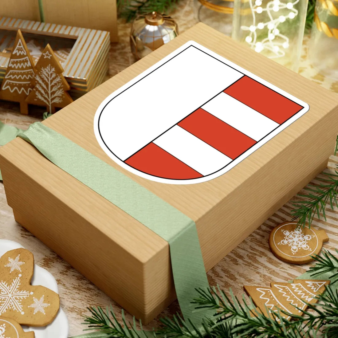 Uster-blazon (Switzerland) (Coat of Arms) STICKER Vinyl Kiss-Cut Decal - The Sticker Space