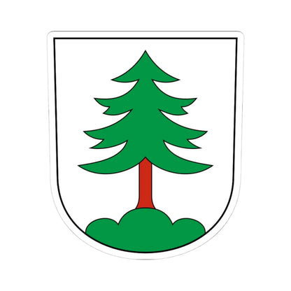 Uster-Freudwil-blazon (Switzerland) (Coat of Arms) STICKER Vinyl Kiss-Cut Decal 4 Inch White - The Sticker Space