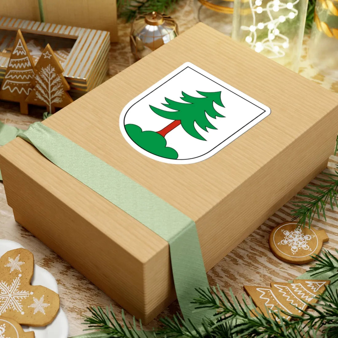 Uster-Freudwil-blazon (Switzerland) (Coat of Arms) STICKER Vinyl Kiss-Cut Decal - The Sticker Space