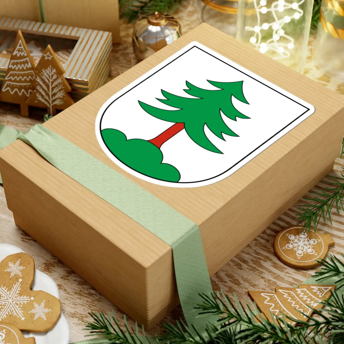 Uster-Freudwil-blazon (Switzerland) (Coat of Arms) STICKER Vinyl Kiss-Cut Decal - The Sticker Space